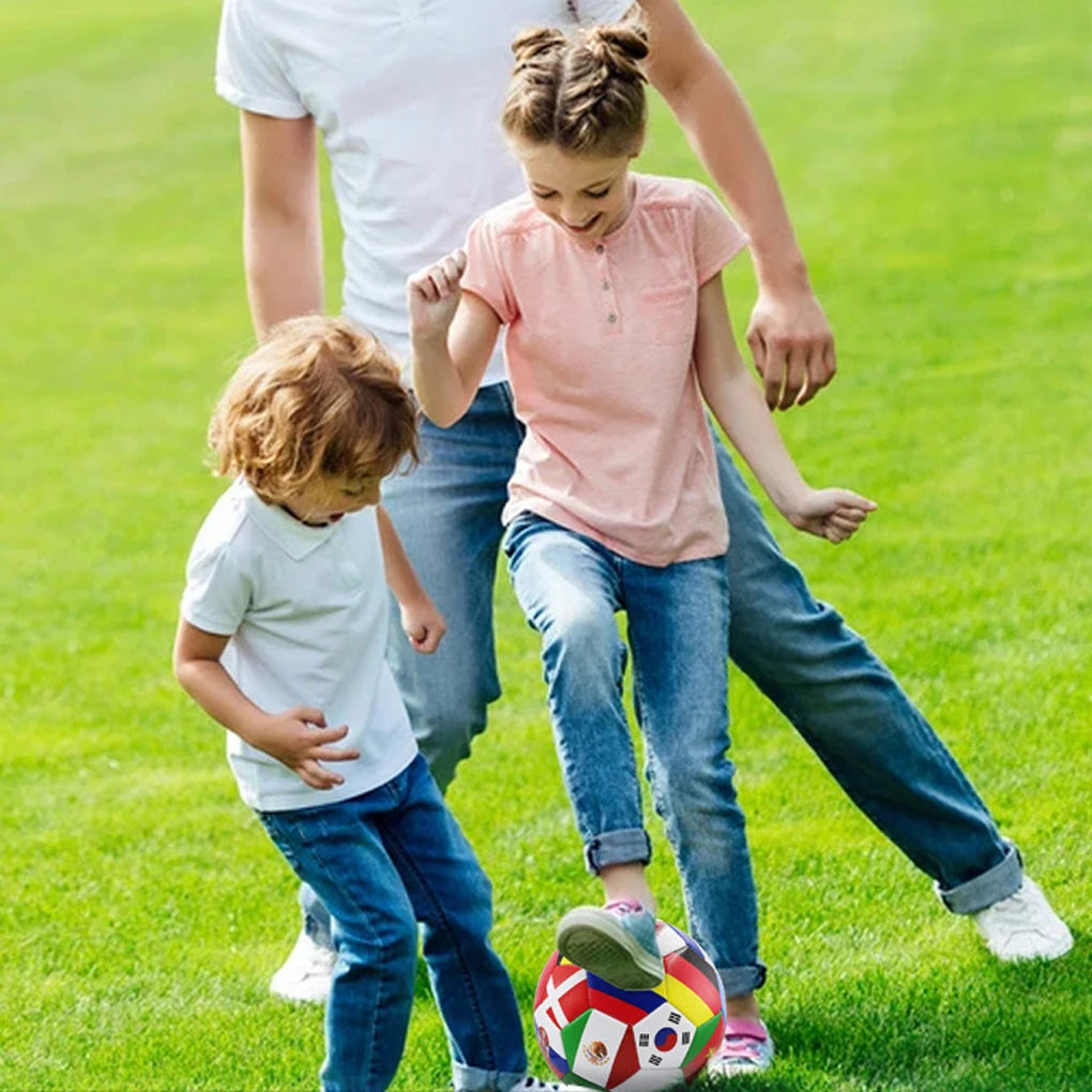 National Flag Colours Soccer Ball Suitable For Different Surfaces And Teamwork Innovative Foot Balls