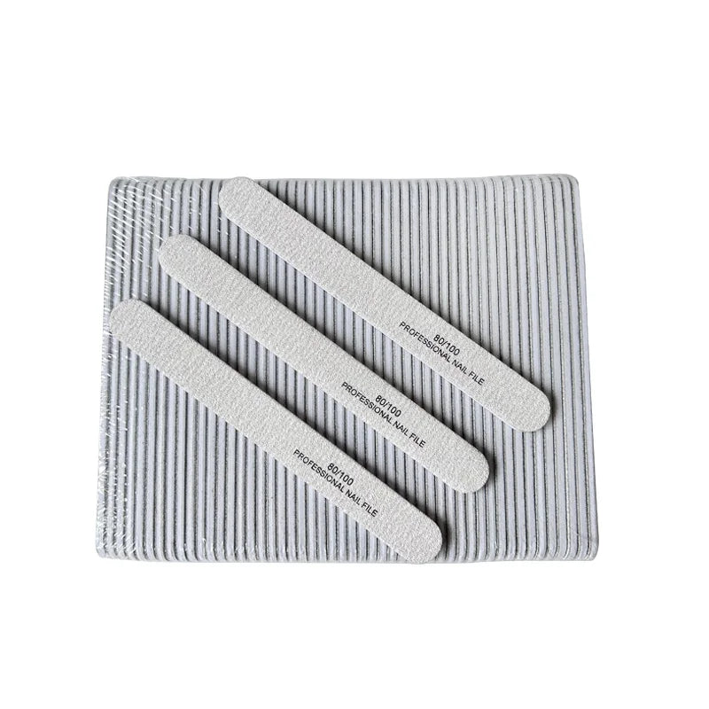 1000Pcs Large Nail File Nail  File for Manicure Buffering Pedicure Care