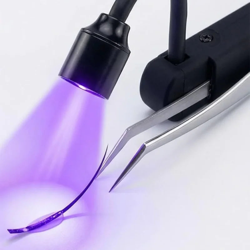 SENSE LASHES UV LED Tweezer Lamp for Eyelash Extensions UV Adhesive Curing Lamp Cure Faster Work Smarter