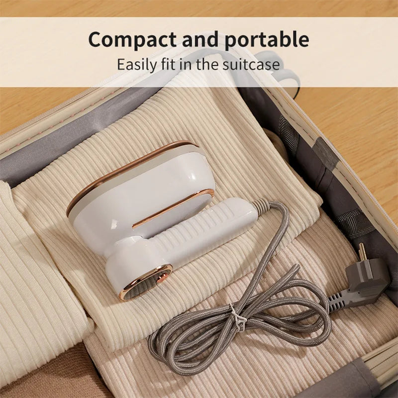 Handheld Portable Mini Steam Iron with Four Temperature Control High-Power Rotating Ironing Machine for Fabric Care