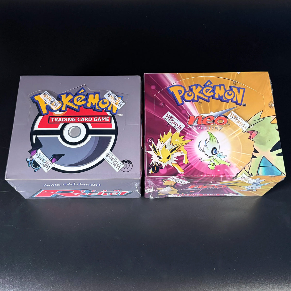 1999-2002 PTCG BOOSTER BOX Unopened Base Set(BS/Rocket(RO/Destiny(N4/Fossil(FO)/Jungle(JU Art Varia PKM Collection Proxy Card