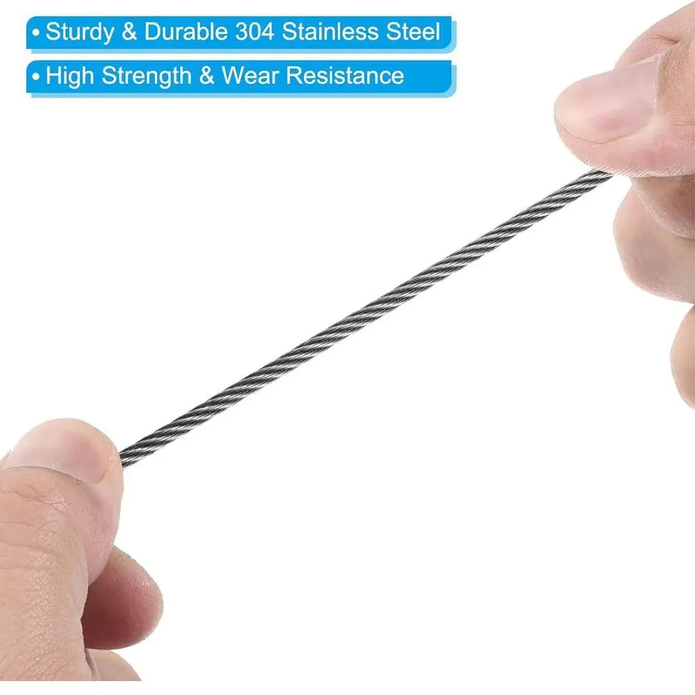 Convenient 20cmx2mm Safety Security Cable Wire Stage Lights Rope Anti Detachment Rope Daily