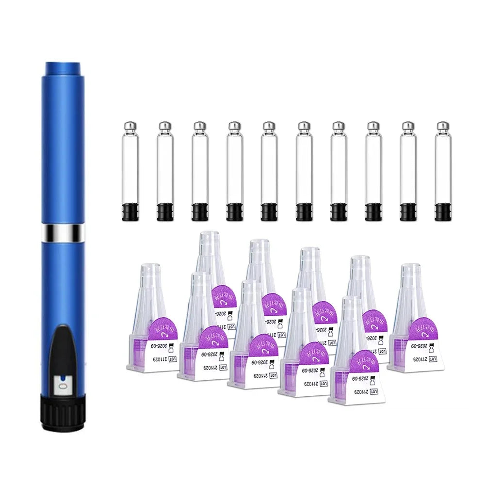Home Use Professional Durable Insulin Injector Pen, Reusable Refillable Design, Dose Injection Pen, Perfect for 3Ml Cartridges