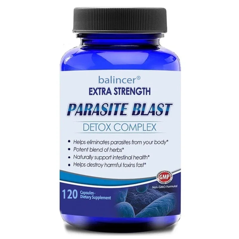 Parasite Blast Detox Complex - Eliminate Parasites, Cleanse The Intestines, and Improve Digestion