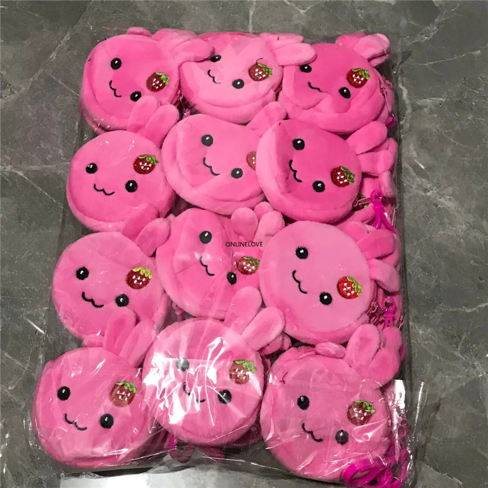 36PCS/LOT Plush Animals Mix Coin Bag Pouch