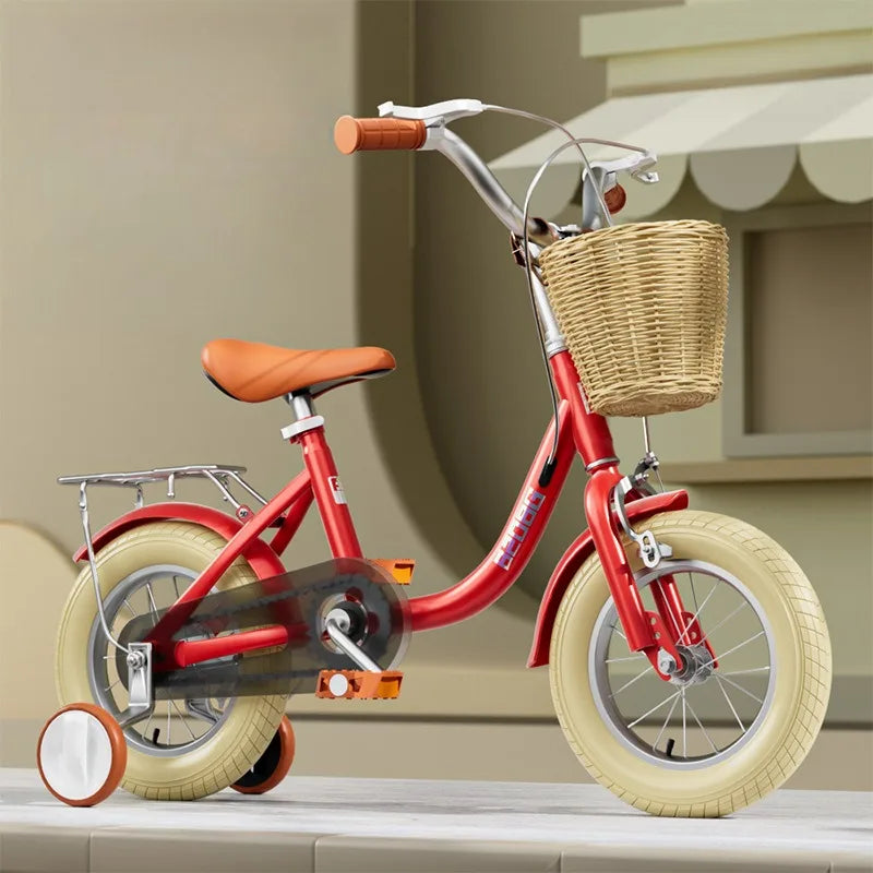 Children's bicycle with auxiliary wheels 12-14-16-18-20 inches