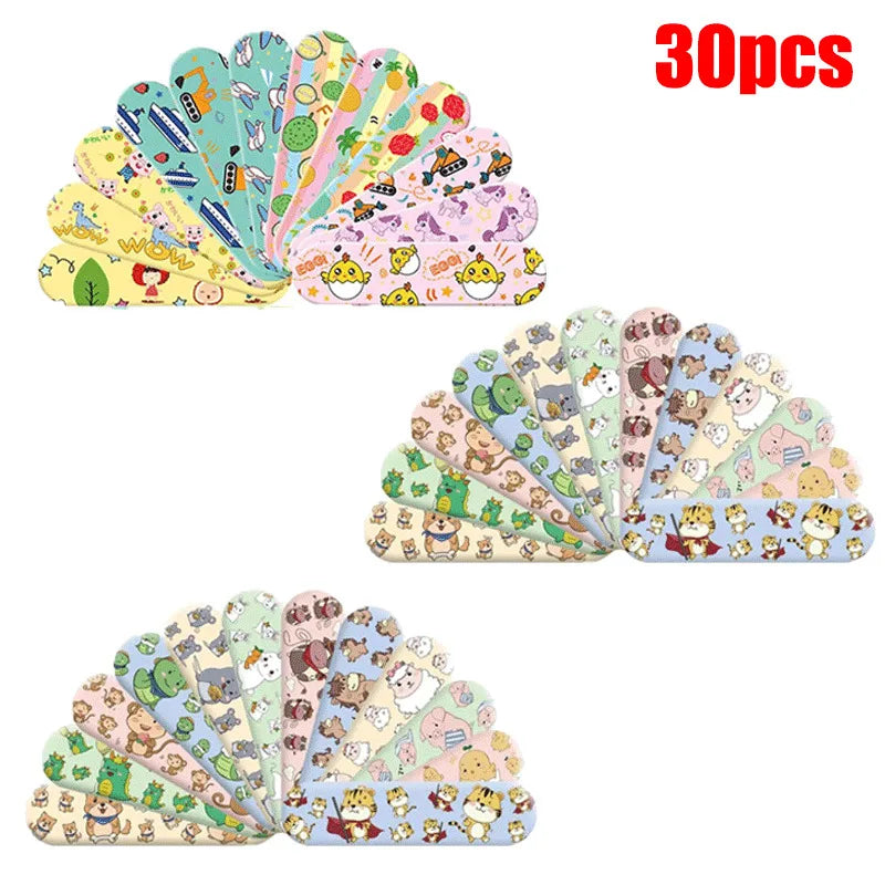 10-30pcs Transparent Band Aid Waterproof Wound Dressing Plaster Skin Patch Adhesive Bandages for Children Adults Plaster
