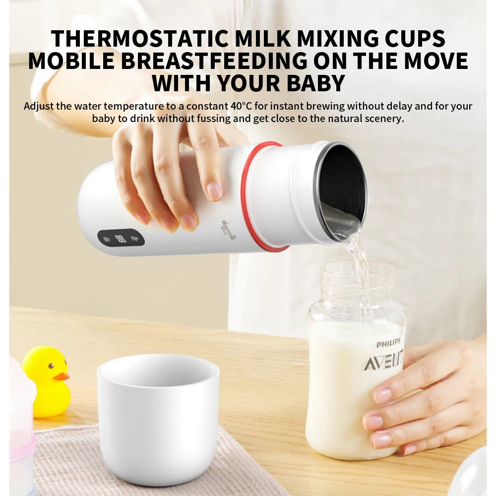 Deerma DEM-DR035 bottle water 350ML Portable Electric Water Cup Touch Control Drinkware Thermos Smart water Kettle