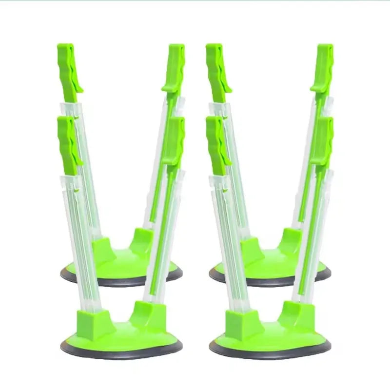 2/4pcs Baggy Rack Holder Adjustable Storage for Food Prep Bag Plastic Freezer Bag Ziplock Bag Holder Stand Meal Planning Kitchen