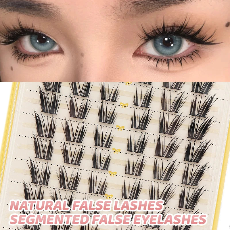 10 Rows Individual Lashes DIY at Home Lash Extension Cluster Wholesale Natural Makeup Eyelashes