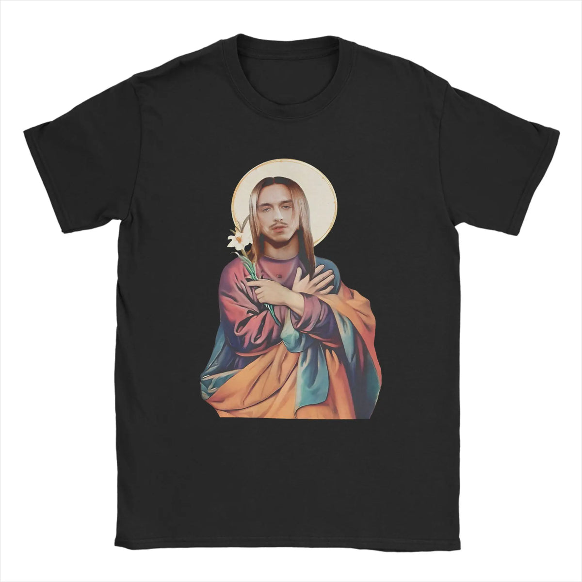 Tommy Cash Espresso Macchiato illustration graphic art Eurovisions T Shirts Men T-Shirts Crew Neck  Tee Shirt Short Sleeve Tops
