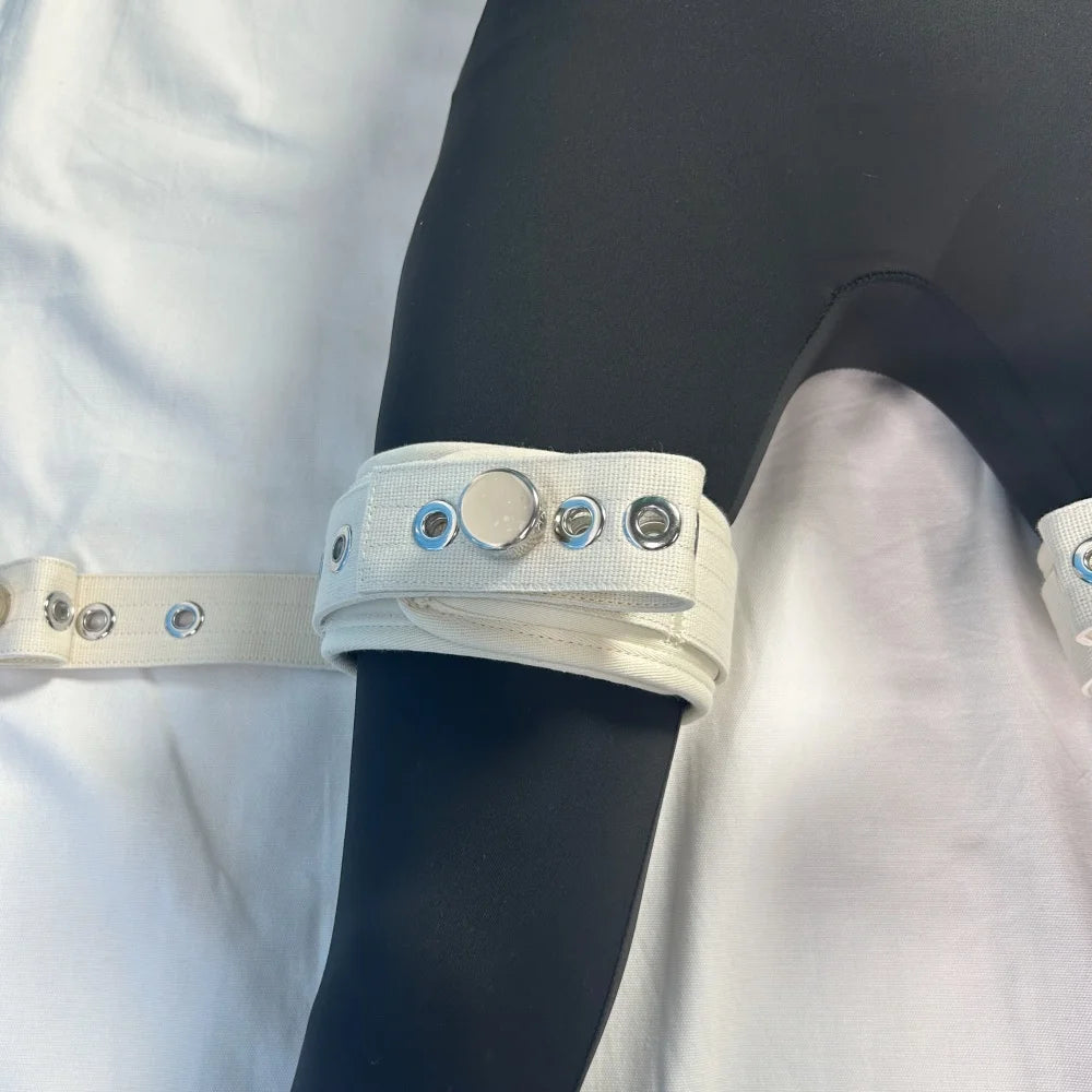 Patient Limb Fixed Strap Magnetic Restraint Belt Adjustable Bondage Strap For Hospital Bed