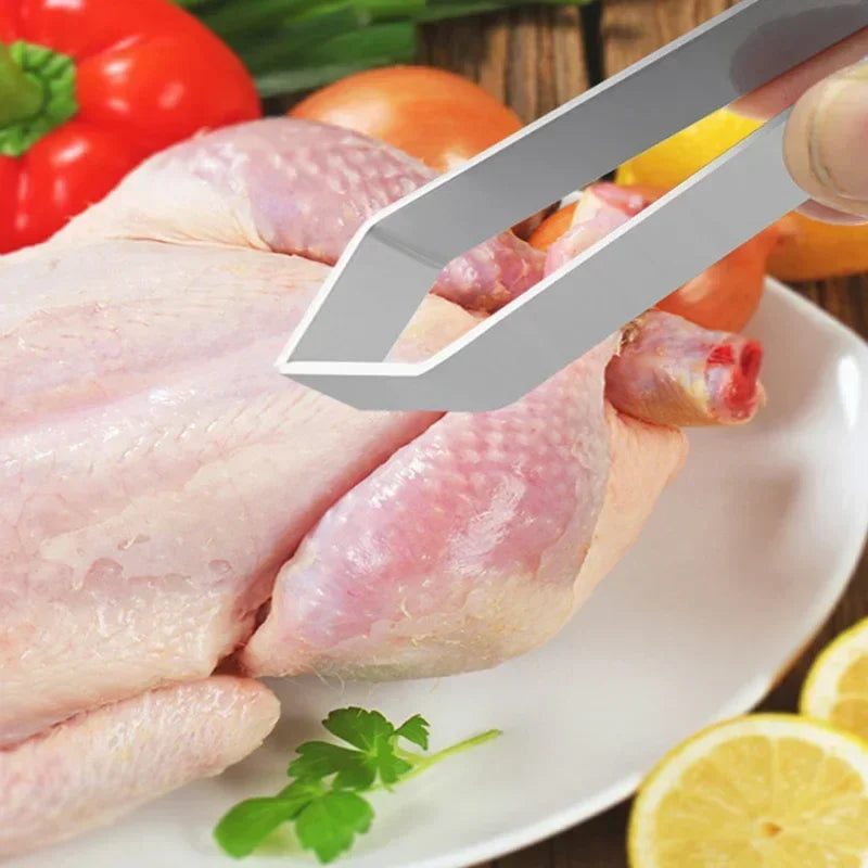 Multi-Purpose Kitchen Scraper, for Fish, Ginger, Crevices. 27cm, Pointed Tip, Versatile Tool