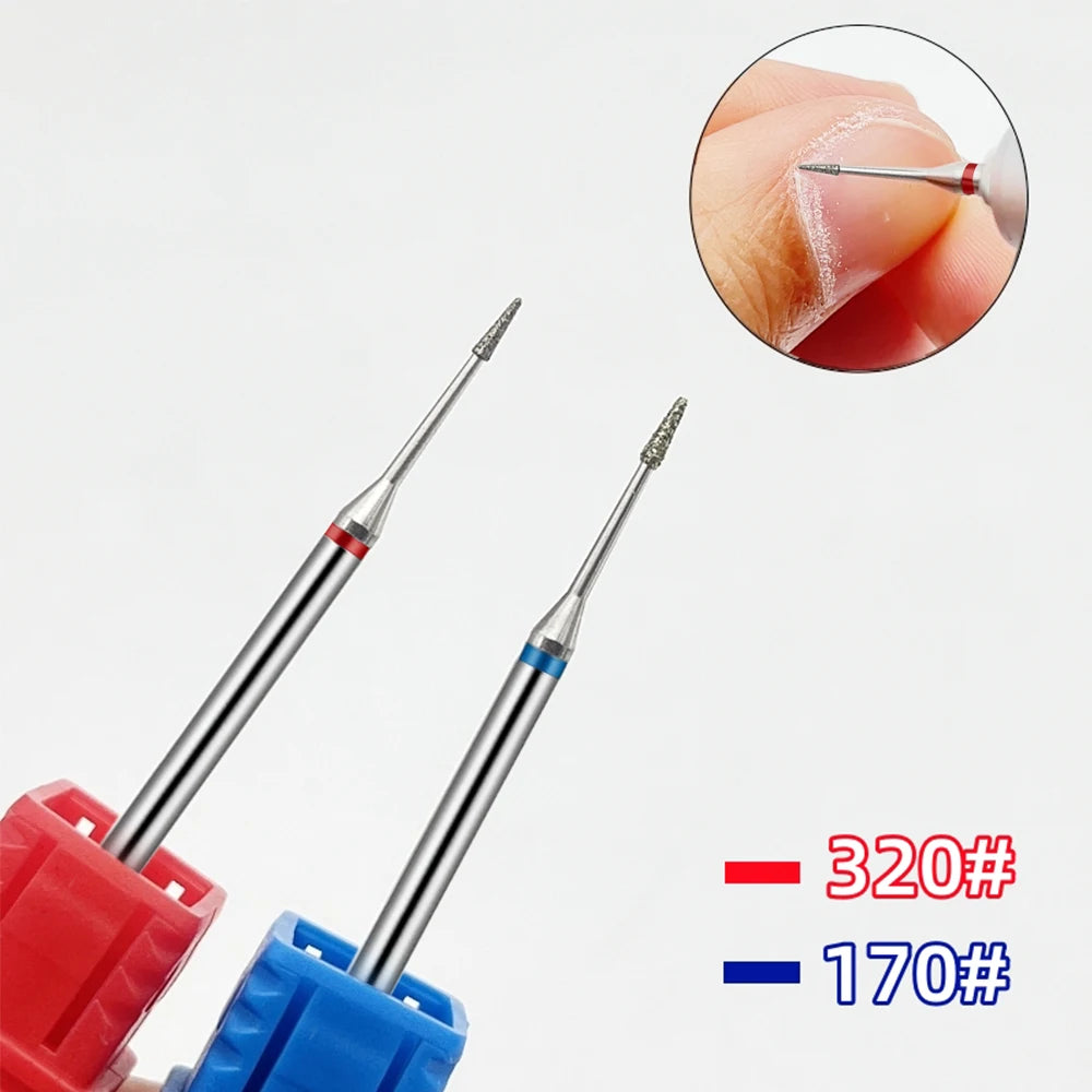 1/5/10pcs Diamond Nail Drill Bit for Gel Polish Acrylic Removal Nail Salon Manicure Pedicure Milling Cutter Electric File Tools