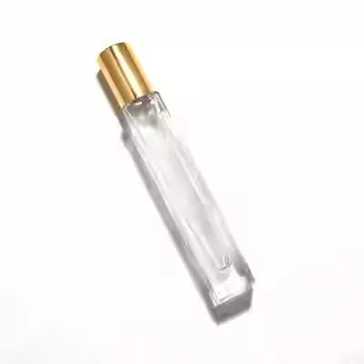 20 PCS Perfume Bottle 10ml Glass Roll on Bottle Luxury Perfume Atomizer Travel Portable Sample Test Essential Oil Roll-On Bottle