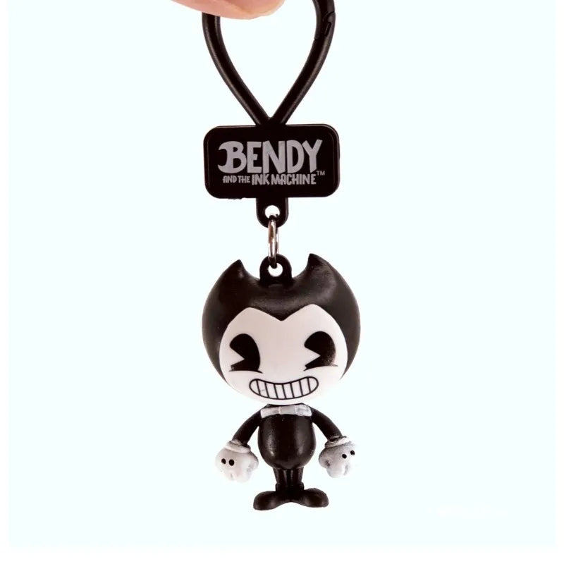 Bendy Blind Bag Bendy And The Ink Machine Horror Game Character Keychain Personalized Pendant School Bag Charm