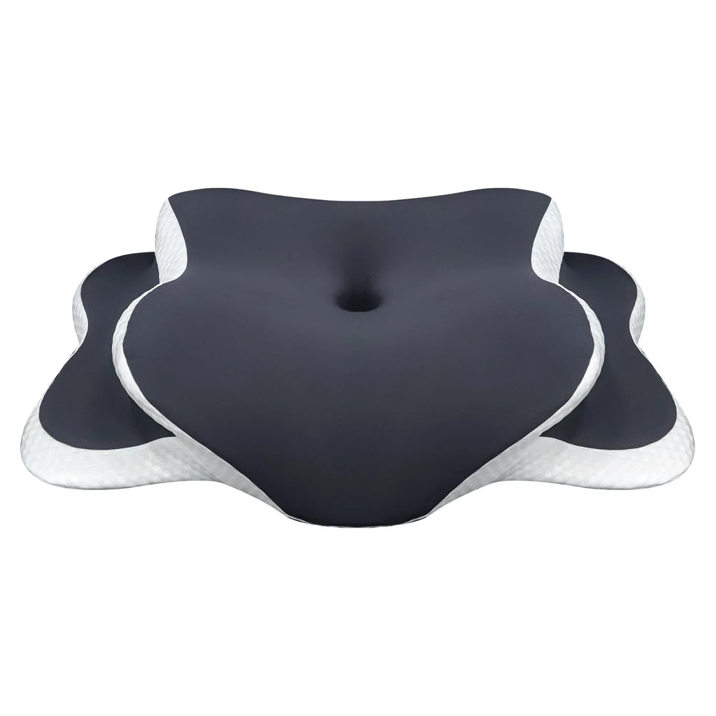 Memory Foam Pillow Cervical Pillow Neck Pain Relief Contour Ergonomic Orthopedic Neck Support for Side Back Stomach Sleeper Gift