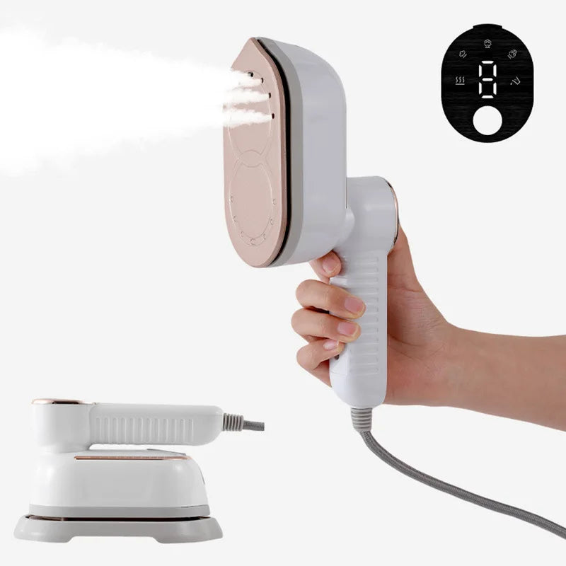 Handheld Portable Mini Steam Iron with Four Temperature Control High-Power Rotating Ironing Machine for Fabric Care
