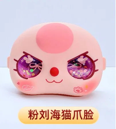 In Stock Baby Three 400% Bb3 Exquisite Quicksand Eye Replacement Part Cute Doll Accessoires Face Shell