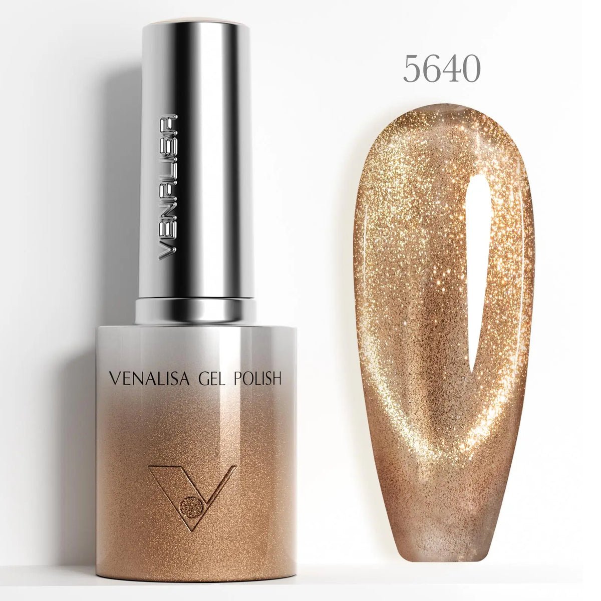 10ml Venalisa Hema Free TPO Free Gel Nail Polish Christmas New Year Soak Off Glitter Red Colors Cat Eye Magnet Nail Gel Polish