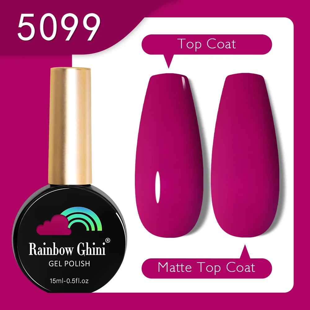 RG 15ML HEMA&TPO FREE Summer Series Fluorescent Gel Polish in Sporty Style Y2K Nail Polish Suitable for Parties Nail Art UV Gel