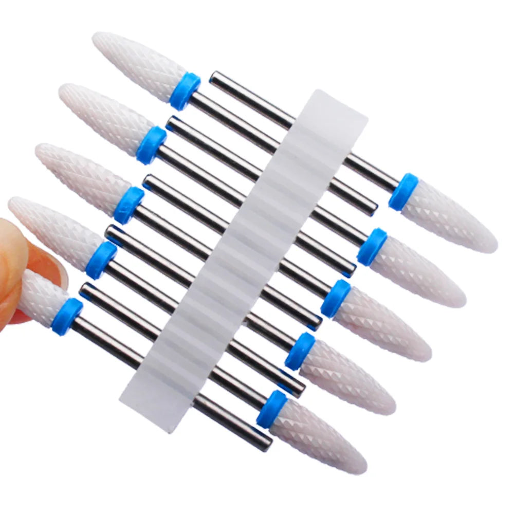 10pc Carbide Manicure Drills Nail Drill Bits Set Milling Cutters Kits Gel Polish Remover Files Electric Burr Tools Accesstries