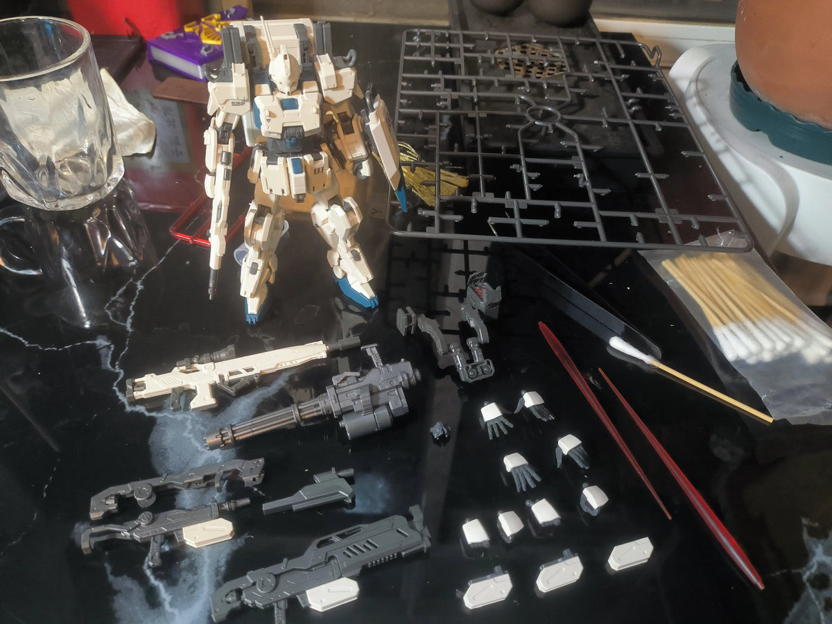 kurofune model Hg 1/144 Rx-79 G Ez-8 Assembly Model Movable Joints Collectible robot kits Models Kids Gift