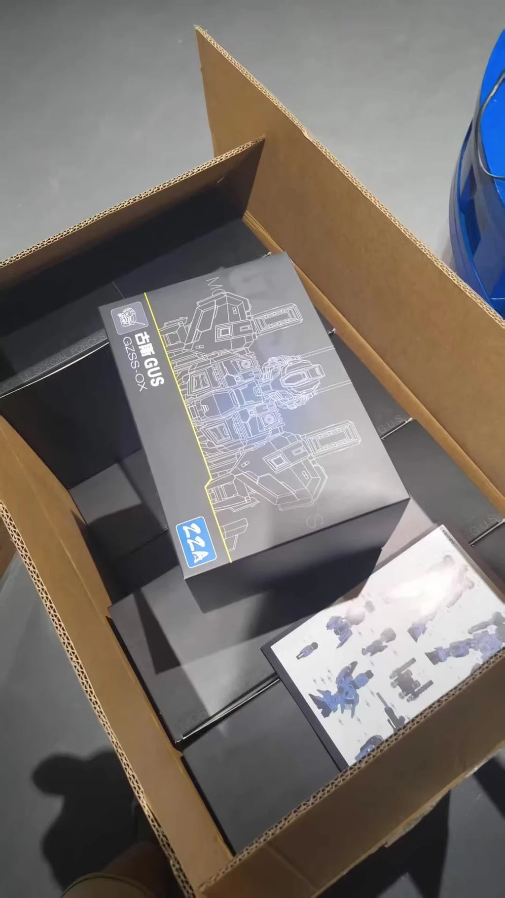 In Stock ZZA Model GUS GZSS-OX Assembling Movable Toys Model 1/100 Mecha MOBILE SPECIAL FORCES GUS ZZZA Model