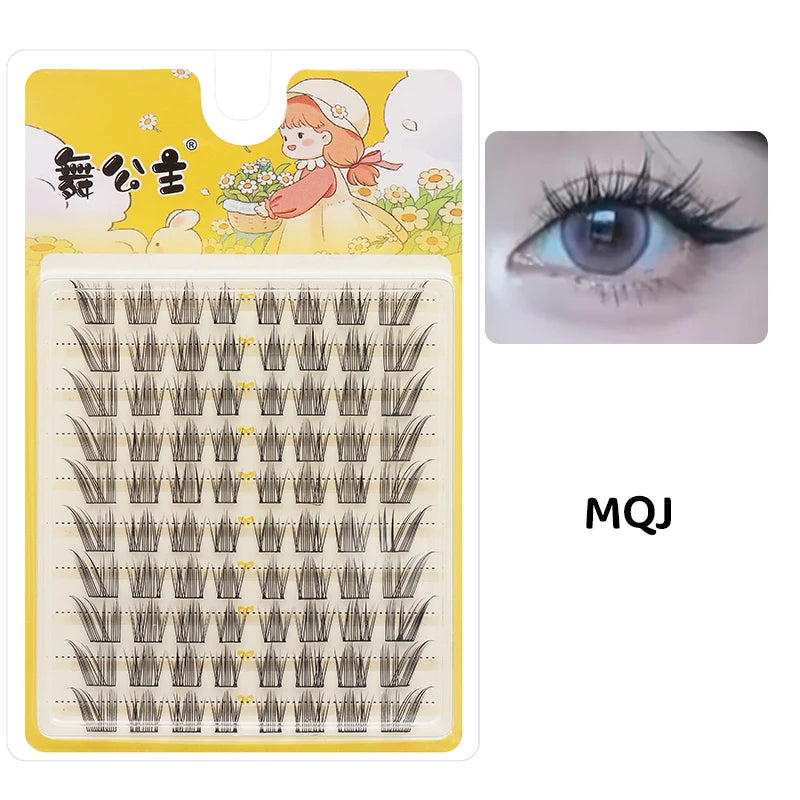 10 Rows Individual Lashes DIY at Home Lash Extension Cluster Wholesale Natural Makeup Eyelashes