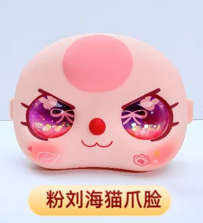 In Stock Baby Three 400% Bb3 Exquisite Quicksand Eye Replacement Part Cute Doll Accessoires Face Shell