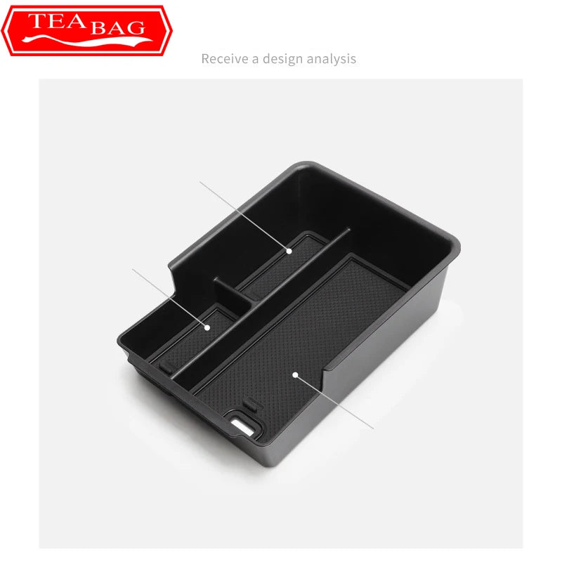 For GAC GS3 2024 2025 Car Styling Center Console Organizer Storage Interior Armrest Storage Box Auto Modified Accessories