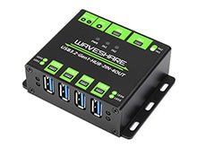 Industrial Grade USB HUB Extending 4* USB 3.2 Ports Switchable Dual Hosts Multi Protections