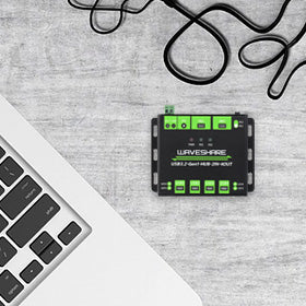 Industrial Grade USB HUB Extending 4* USB 3.2 Ports Switchable Dual Hosts Multi Protections