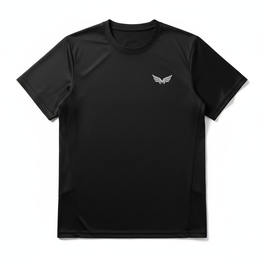 Camisa Deportiva Negra