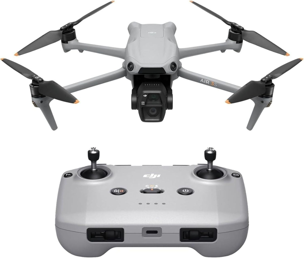DJI Air 3S (RC-N3) (Certified Refurbished)