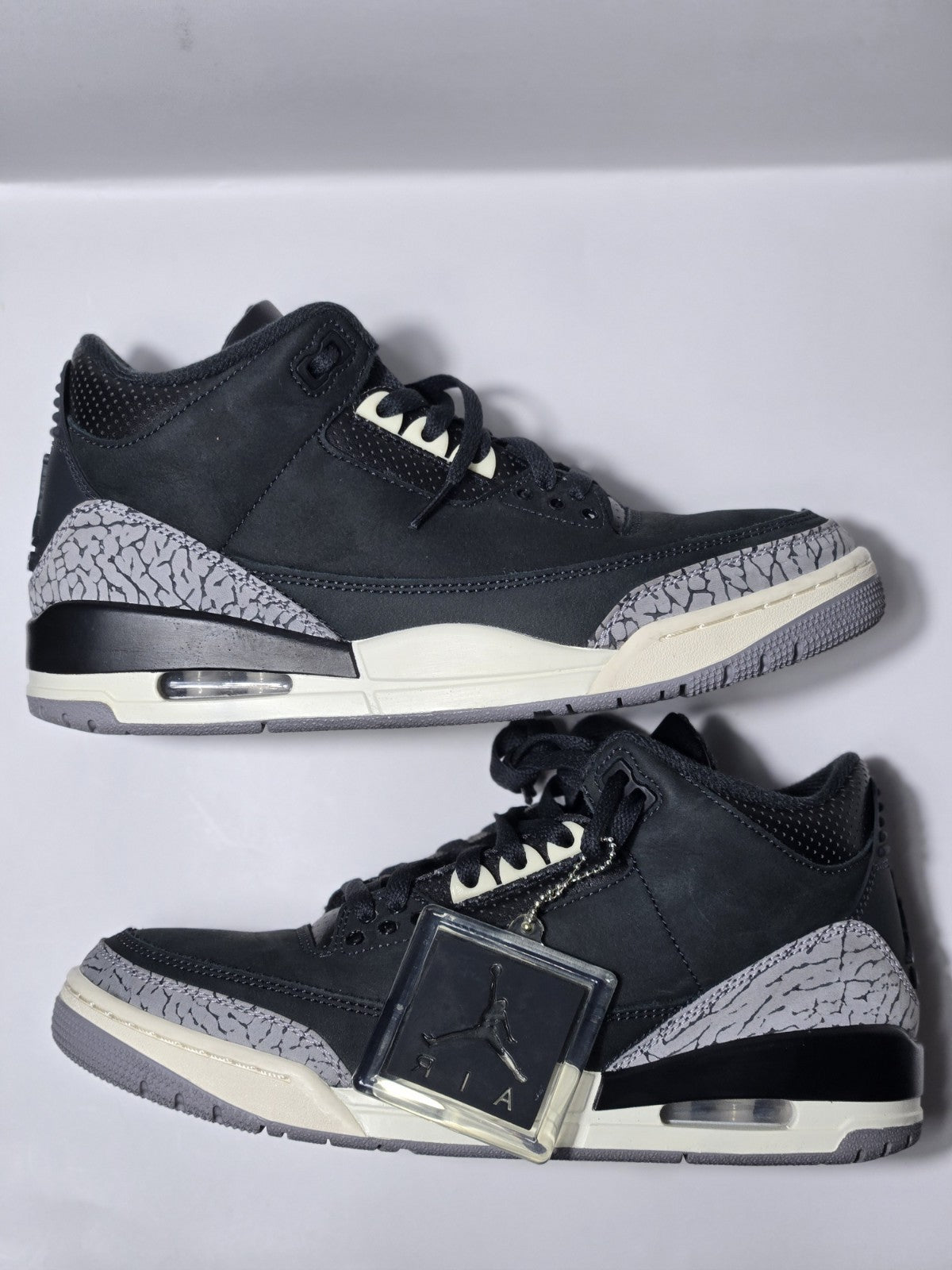 CK9246-001 Nike Air Jordan 3 Retro Off Noir (Women's) (2023) - Size 9W / 7.5Y