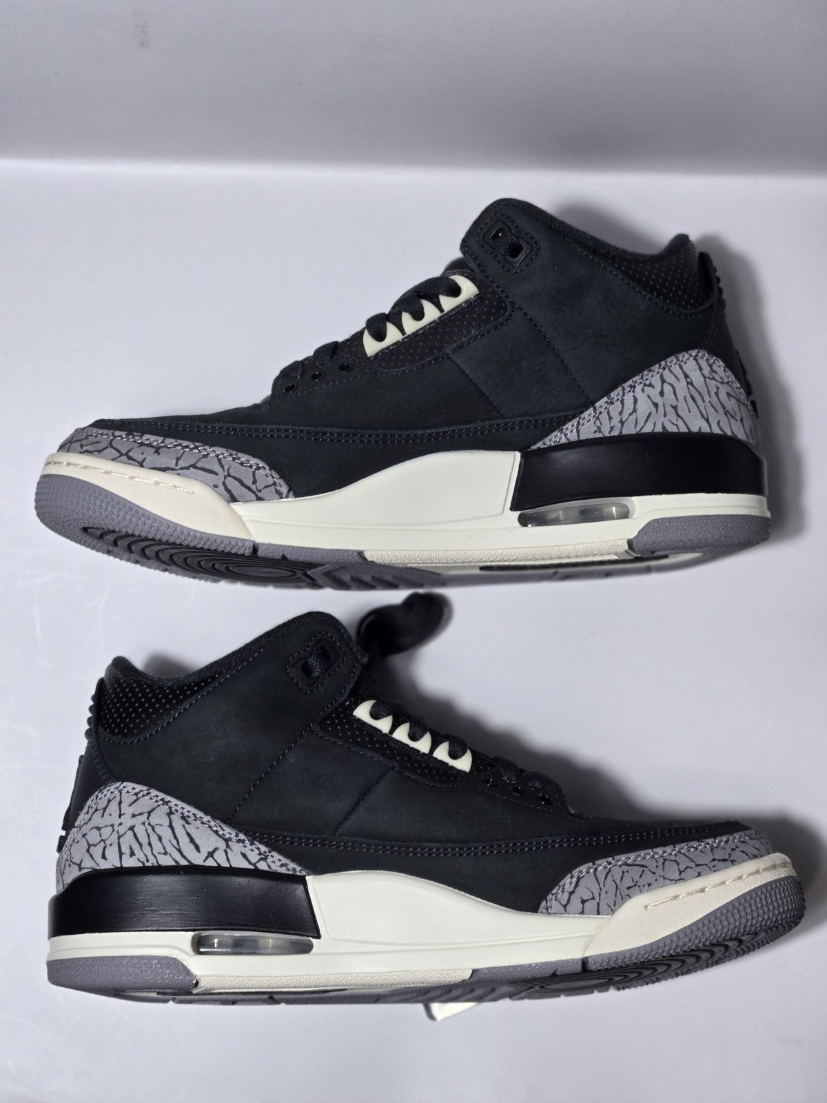 CK9246-001 Nike Air Jordan 3 Retro Off Noir (Women's) (2023) - Size 9W / 7.5Y